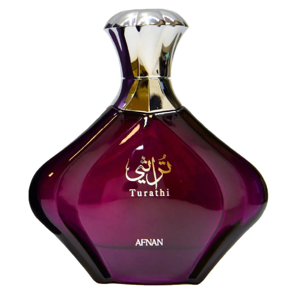 Afnan Turathi Purple Eau de Parfum Spray for Women, 3.0 Ounce