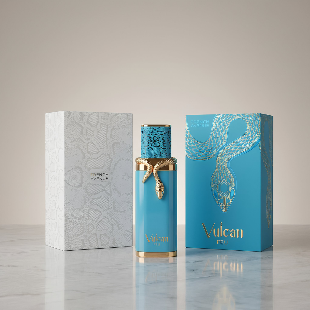 French Avenue Vulcan Feu Eau De Parfum Spray for Unisex, 3.4 Ounce