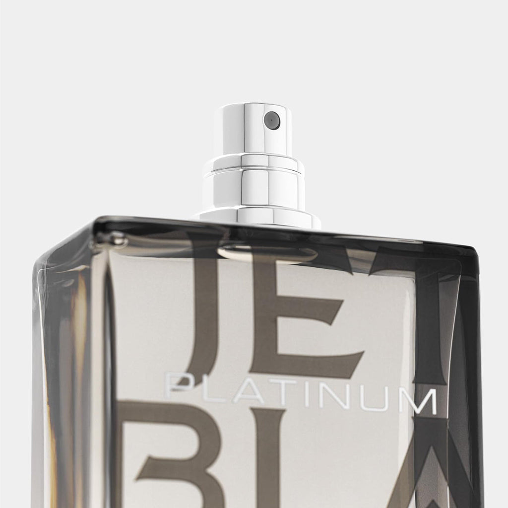Michael Malul Jet Black Platinum Eau de Parfum for Men 3.4 Ounce