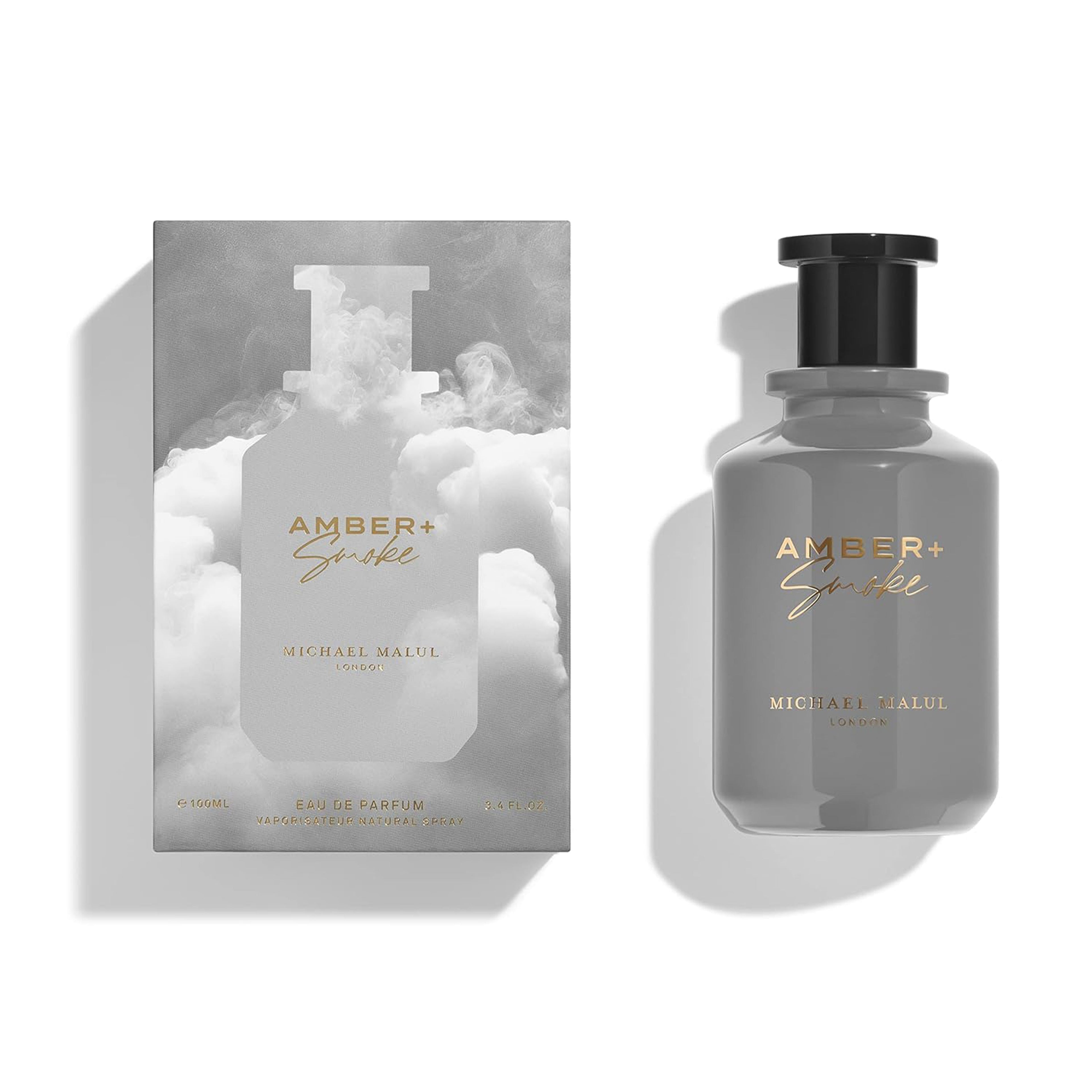 Michael Malul Amber + Smoke Eau de Parfum for Men 3.4 Ounce