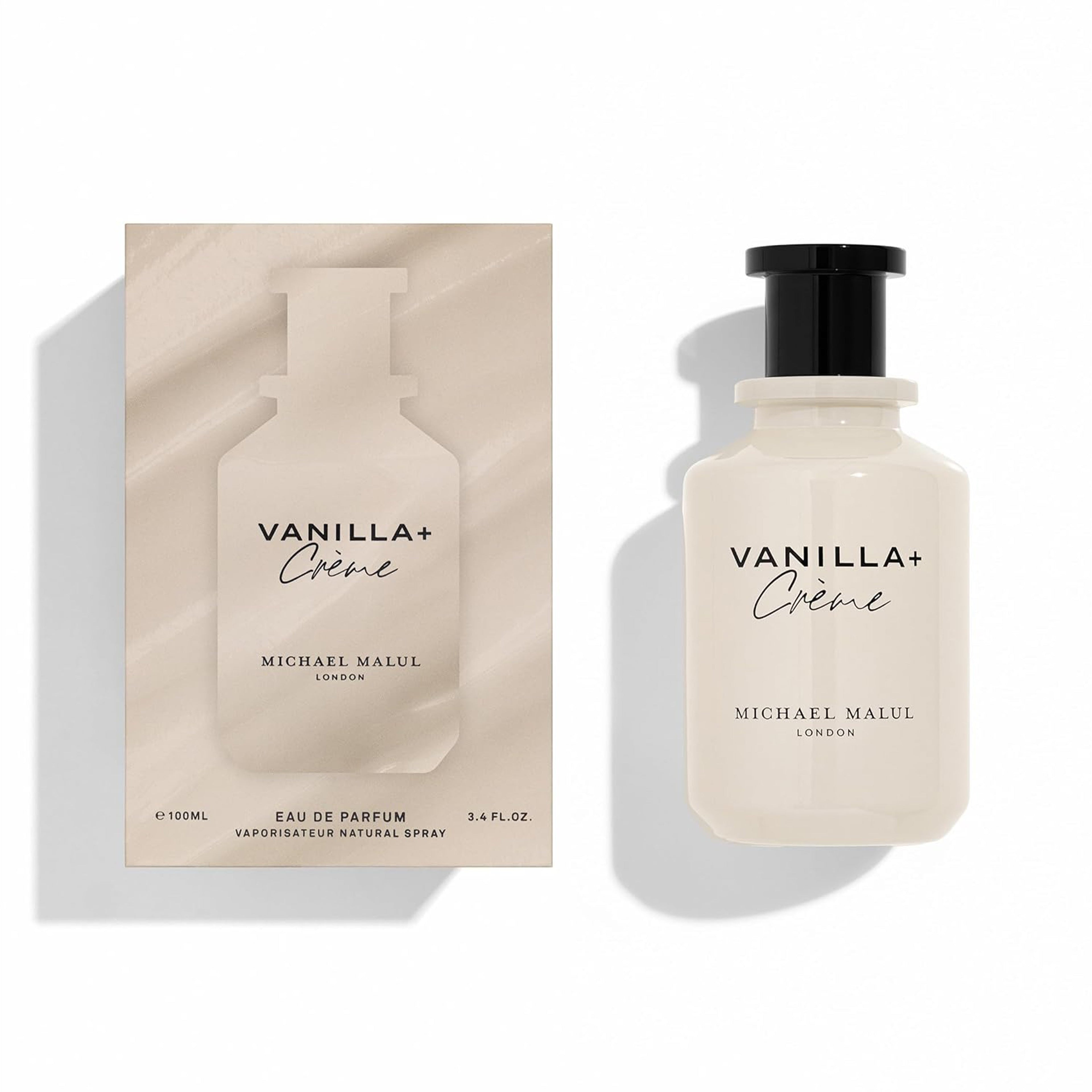 Michael Malul Vanilla + Crème Eau de Parfum for Women 3.4 Ounce