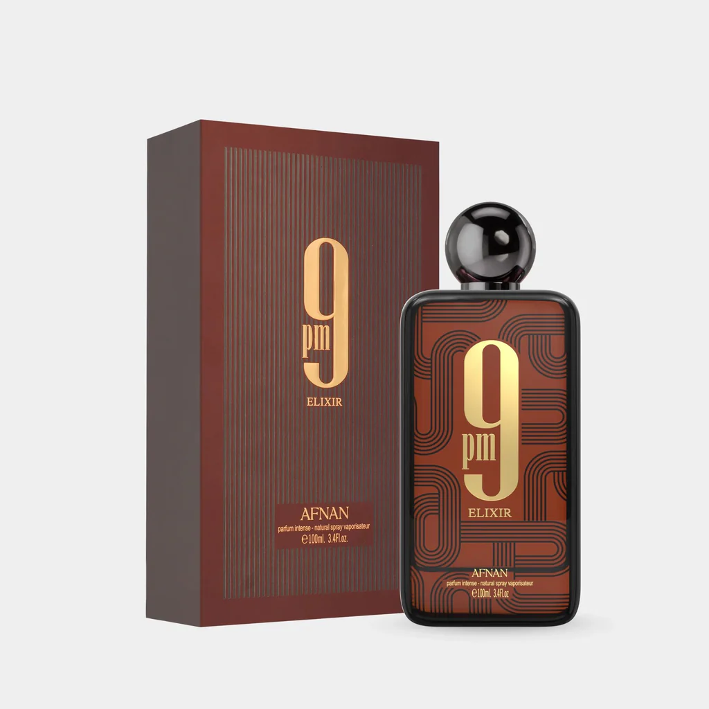 Afnan 9 PM Elixir Eau De Parfum Spray For Unisex 3.4 Ounce