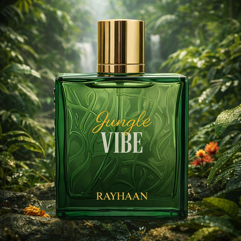 Rayhaan Jungle Vibe Eau de Parfum Spray for Unisex,3.4 Ounce