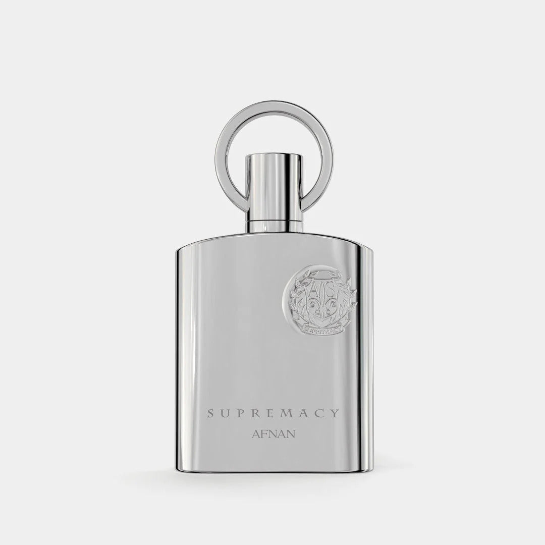 Afnan Supremacy Silver Eau De Parfum Spray For Men 3.4 Ounce