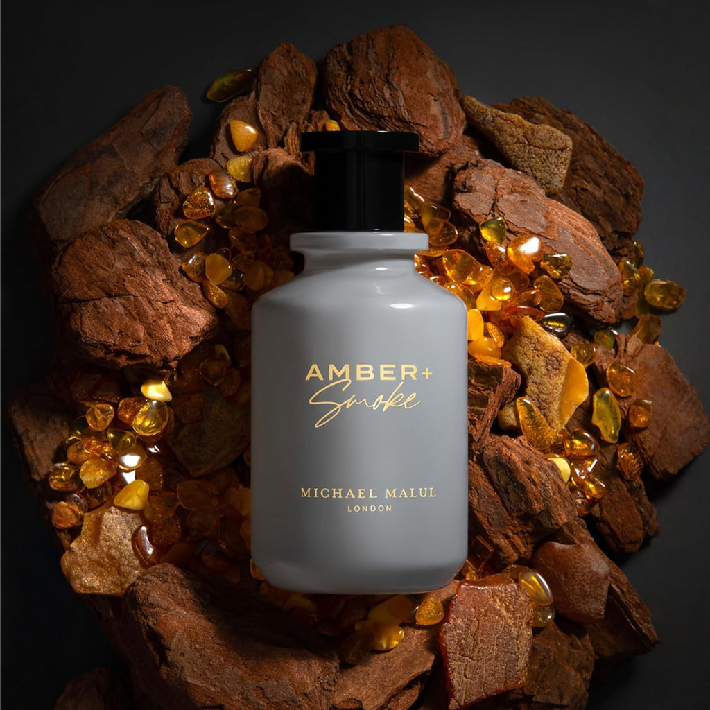 Michael Malul Amber + Smoke Eau de Parfum for Men 3.4 Ounce