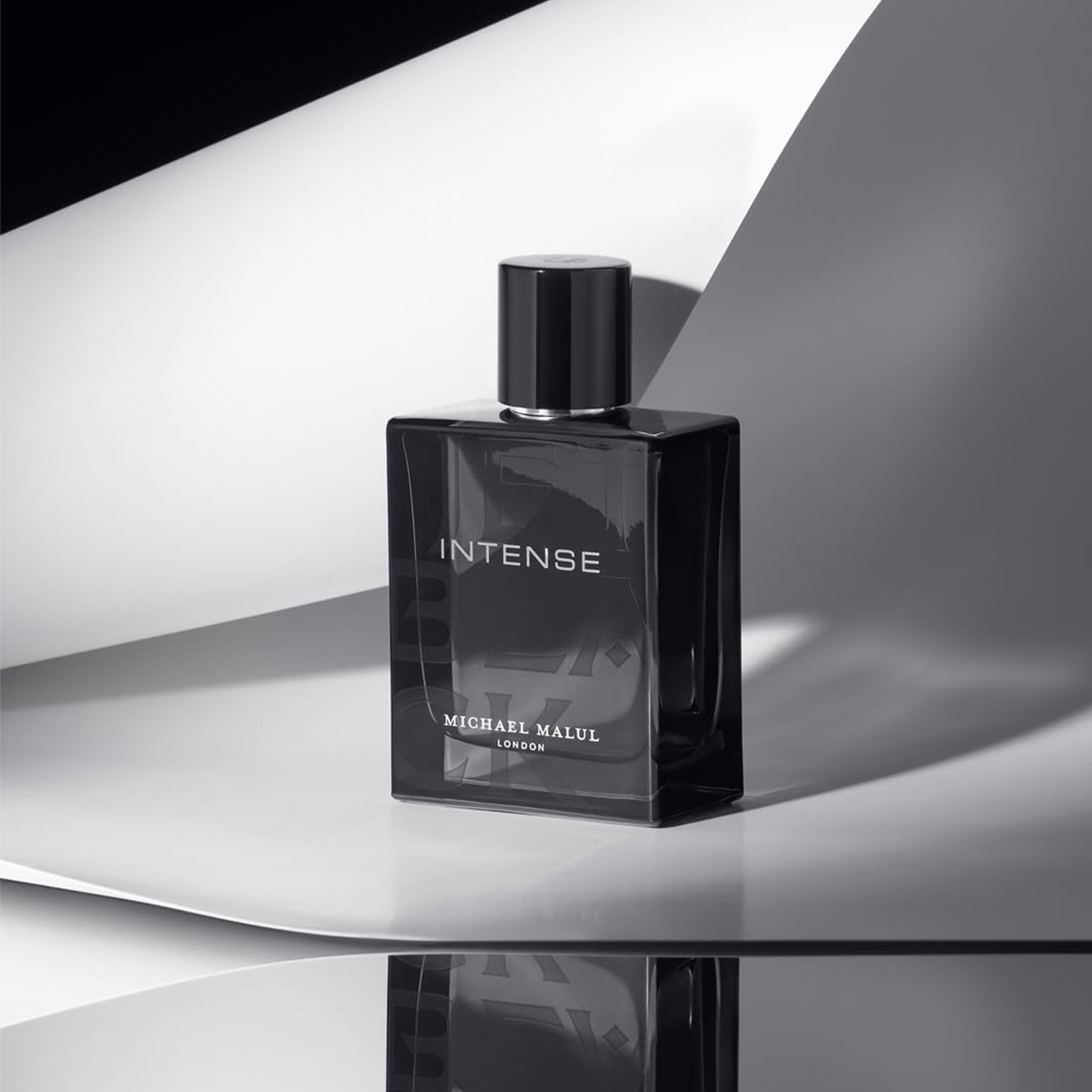 Michael Malul Jet Black Intense Eau de Parfum for Men 3.4 Ounce