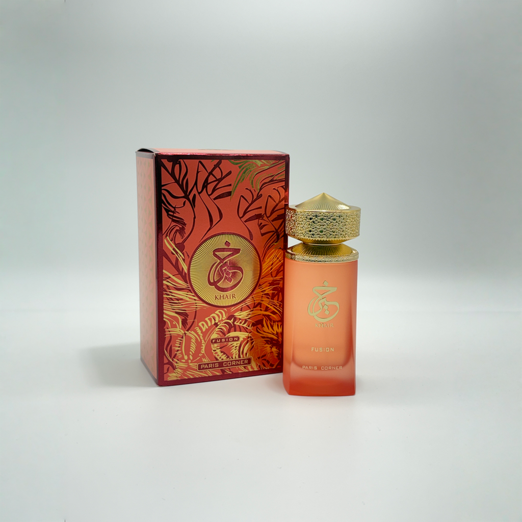 Paris Corner Khair Fusion Eau De Parfum Spray for Unisex, 3.4 Ounce