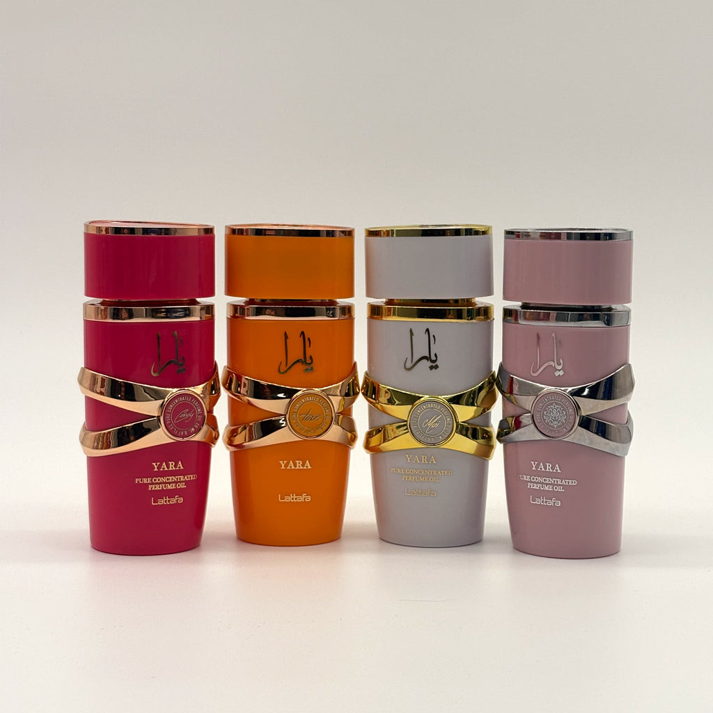 Lattafa Yara 4 Pc 25 ml Set Yara Pink + Moi + Tous + Candy