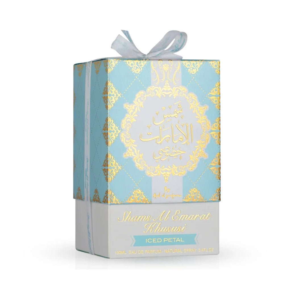 Ard Al Zaafaran Shams Al Emarat Khususi Iced Petal Eau Eau De Parfum Spray For Women 3.4 Ounce