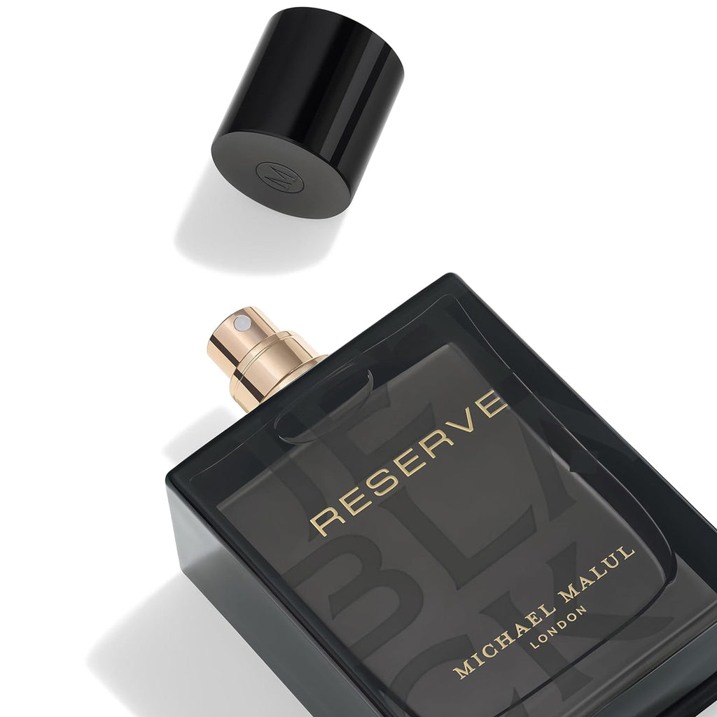 Michael Malul Jet Black Reserve Eau de Parfum for Men 3.4 Ounce