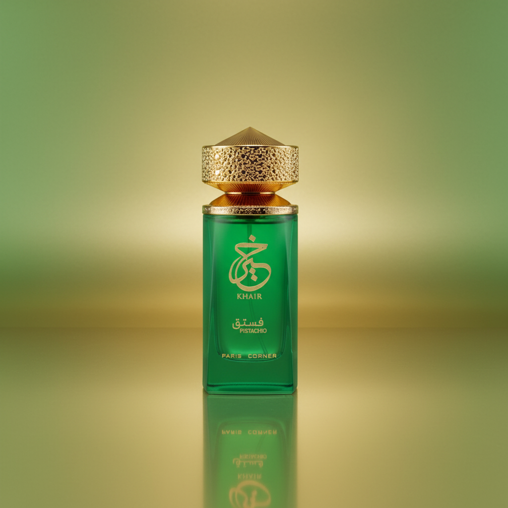 Paris Corner Pistachio Khair Eau De Parfum Spray for Unisex, 3.4 Ounce