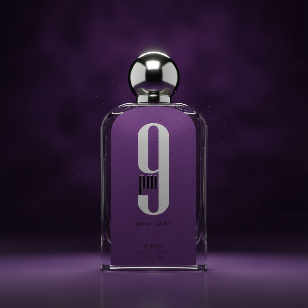 Afnan 9 PM Pour Femme EDP Spray For Women 3.4 Ounce