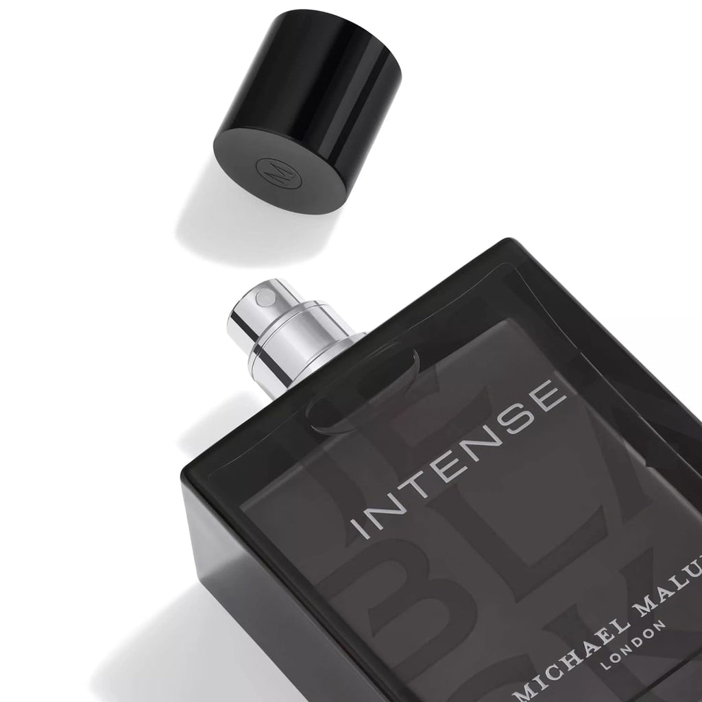 Michael Malul Jet Black Intense Eau de Parfum for Men 3.4 Ounce