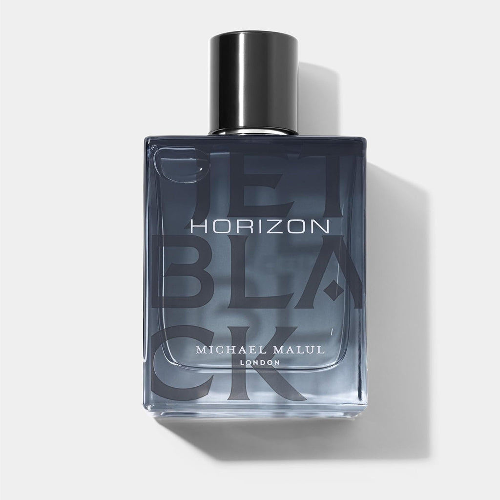Michael Malul Jet Black Horizon Eau de Parfum for Men 3.4 Ounce
