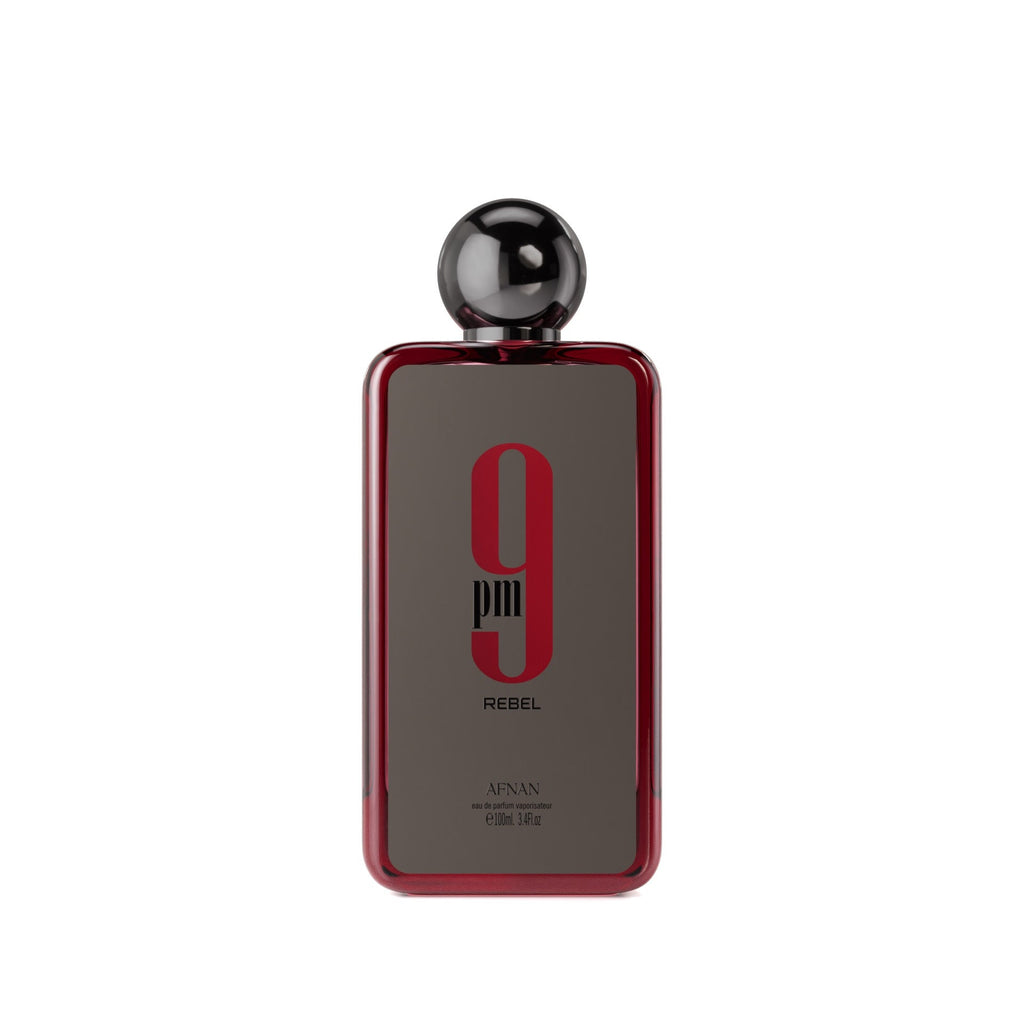 Afnan 9 PM Rebel Eau De Parfum Spray For Unisex 3.4 Ounce