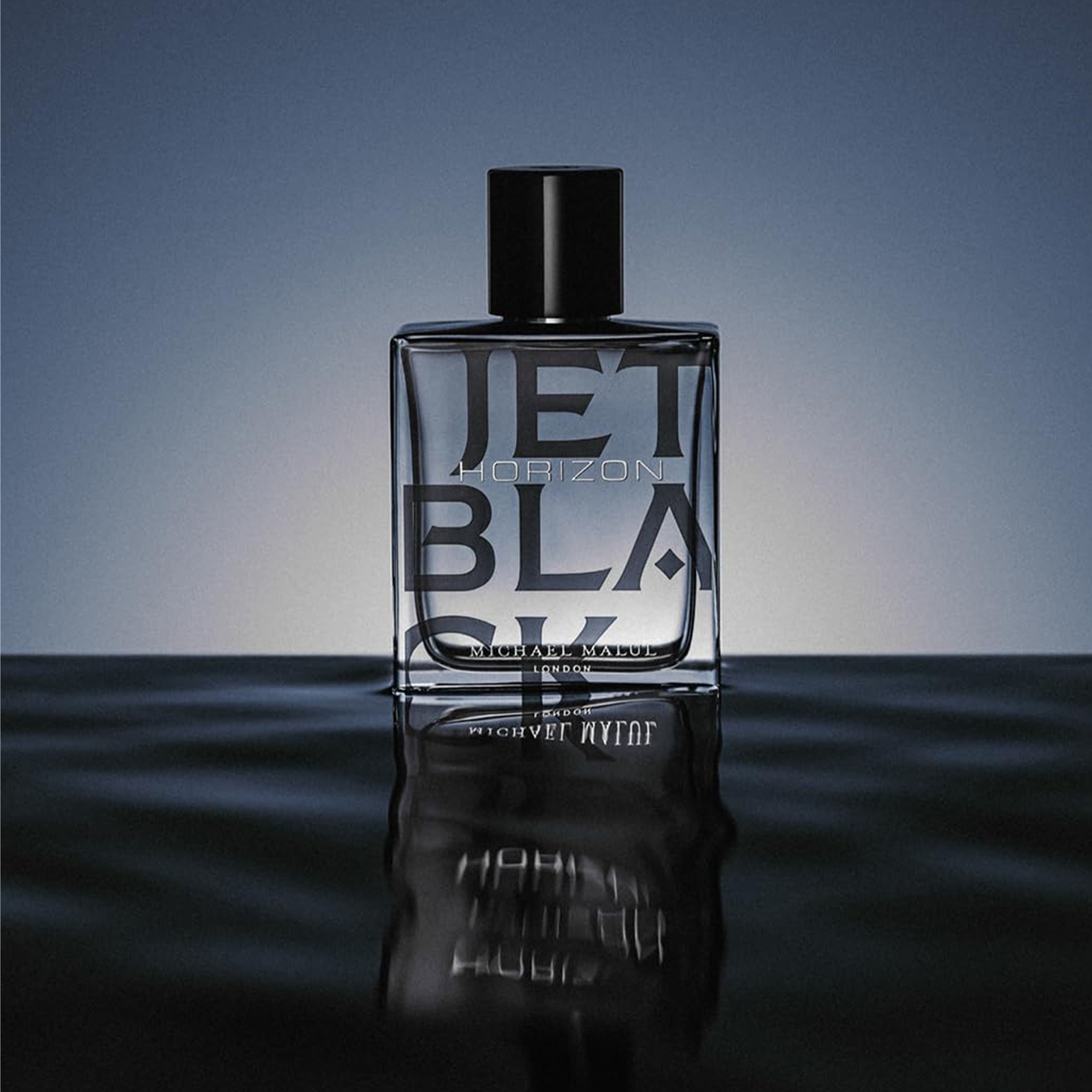 Michael Malul Jet Black Horizon Eau de Parfum for Men 3.4 Ounce