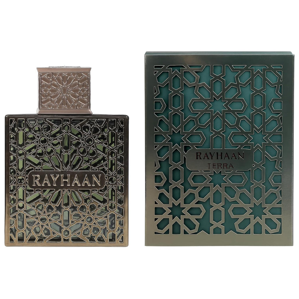 Rayhaan Terra Eau de Parfum Spray for Unisex,3.4 Ounce