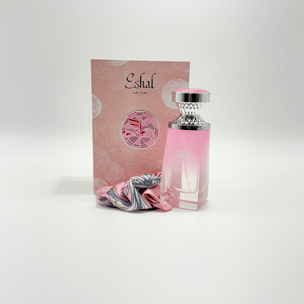 Paris Corner Eshal Musk Eau De Parfum Spray for Women, 3.4 Ounce
